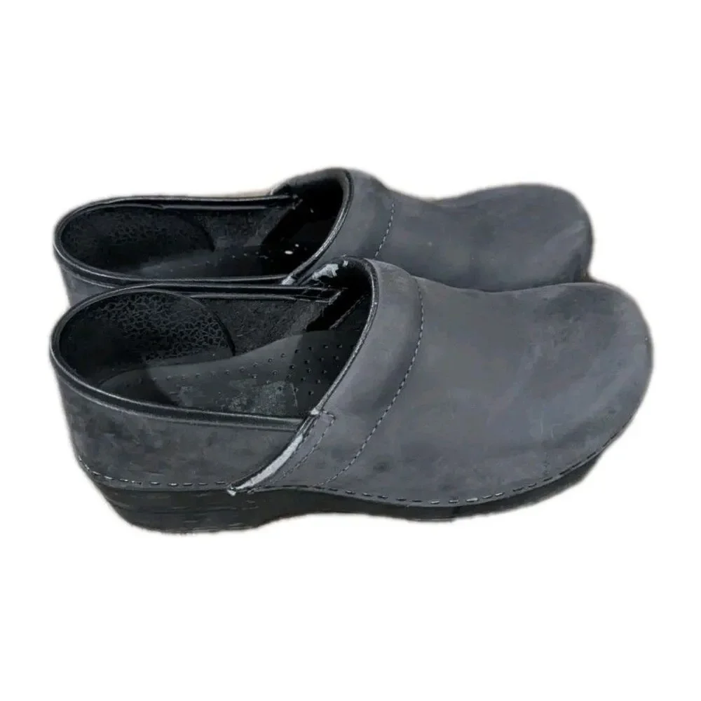 Dansko Professional Clog Shoe for Women,‎ Size 41 - Black Cabrio Nurse Comfort